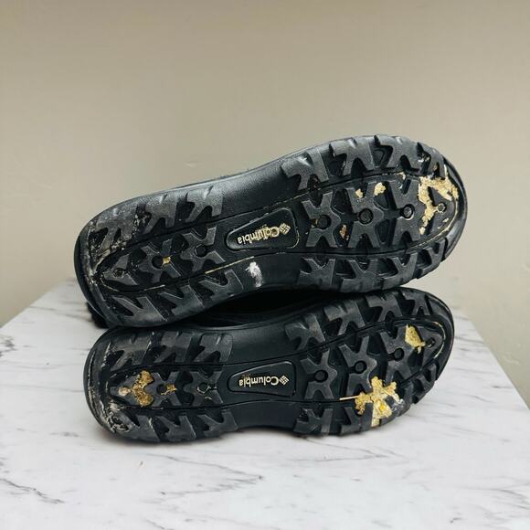 Columbia Ice Maiden II Black Snow Boots Women Size 9 - Picture 7 of 9